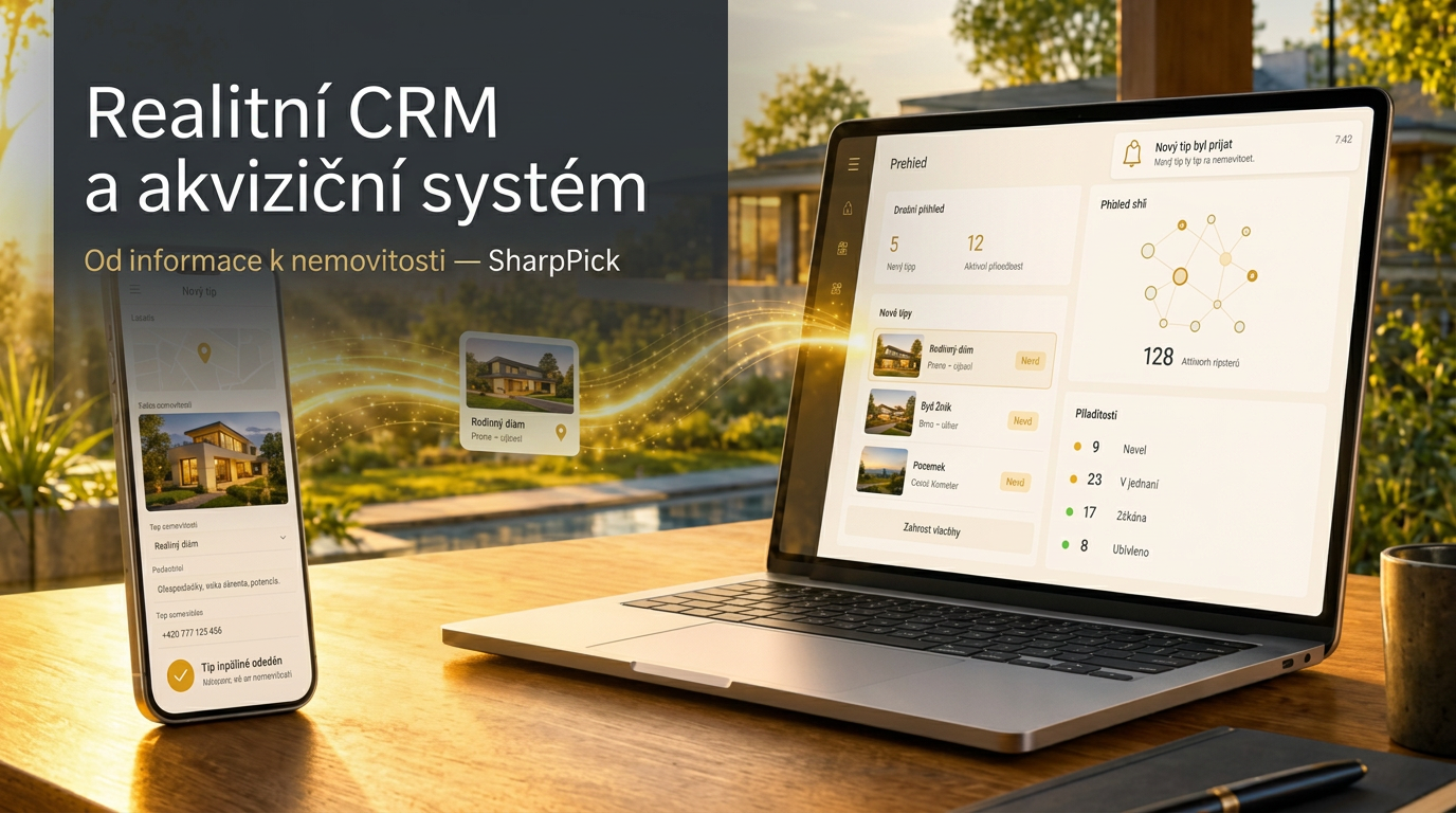 SharpPick realitní CRM pro makléře